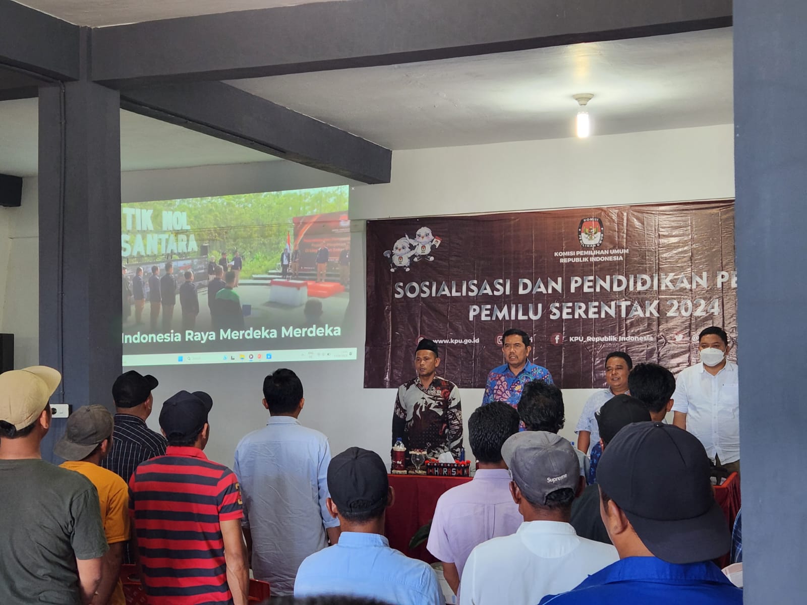 KPU dan DPRRI komisi II Ongku P Hasibuan Gelar Sosialisasi Pendidikan Pemilu