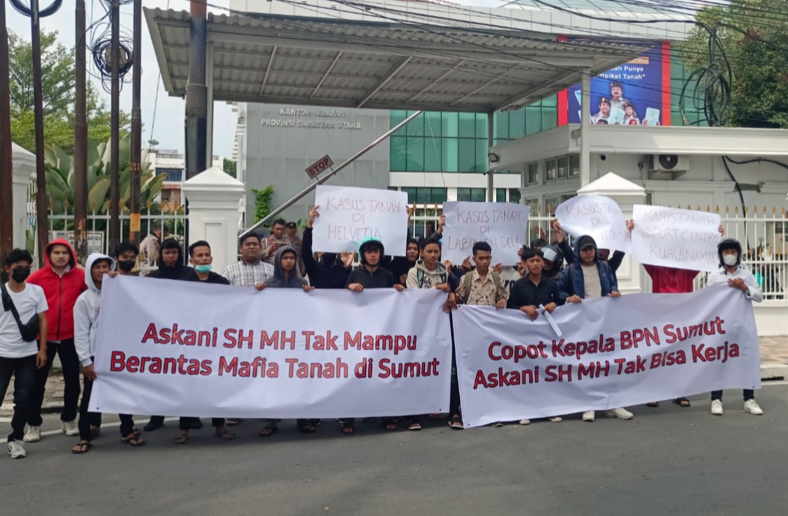 Kepala BPN Sumut Dituding Jadi Antek Mafia Tanah