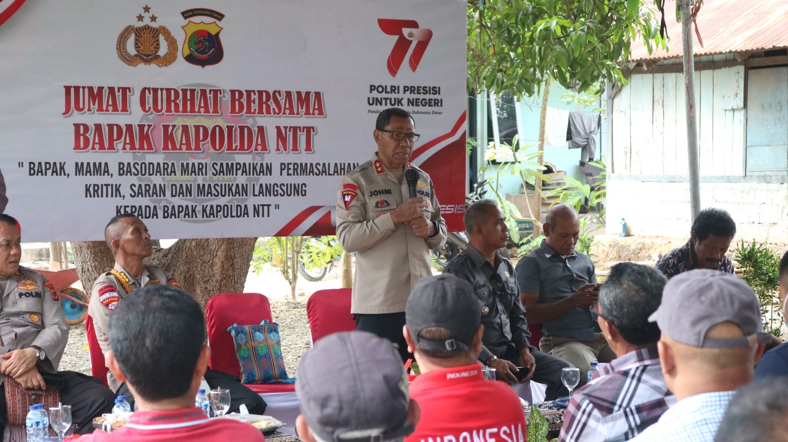 Kapolda NTT Hadir Dengarkan Langsung Keluhan Masyarakat Kelurahan TDM