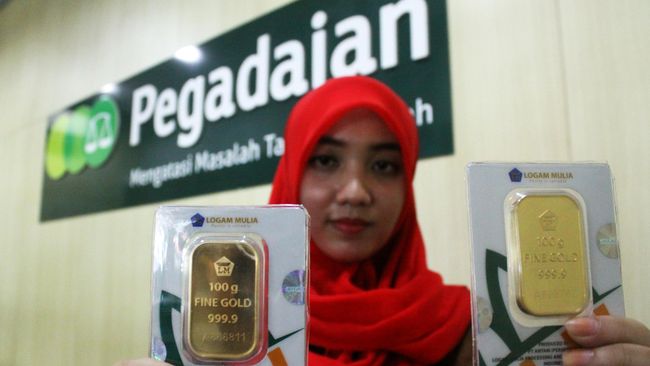 Daftar Harga Emas Pegadaian Senin 24 Juli 2023, Antam dan UBS
