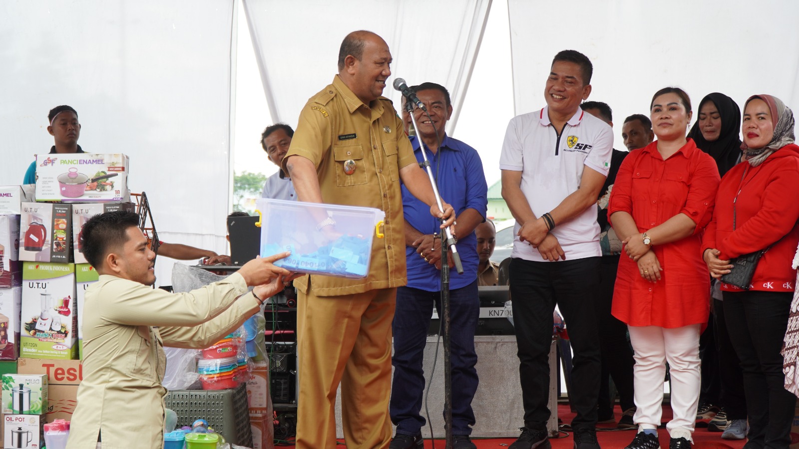 Hadiri Pawai Karnaval, 10 Kades se-Sirapit Nyatakan Dukung Syah Afandin Jadi Bupati Langkat 2024-2029