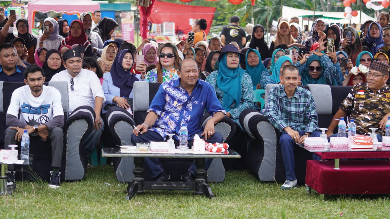 Hadiri Pesta Rakyat, Syah Afandin Didoakan RKA & Masyarakat Hinai Kembali Pimpin Langkat