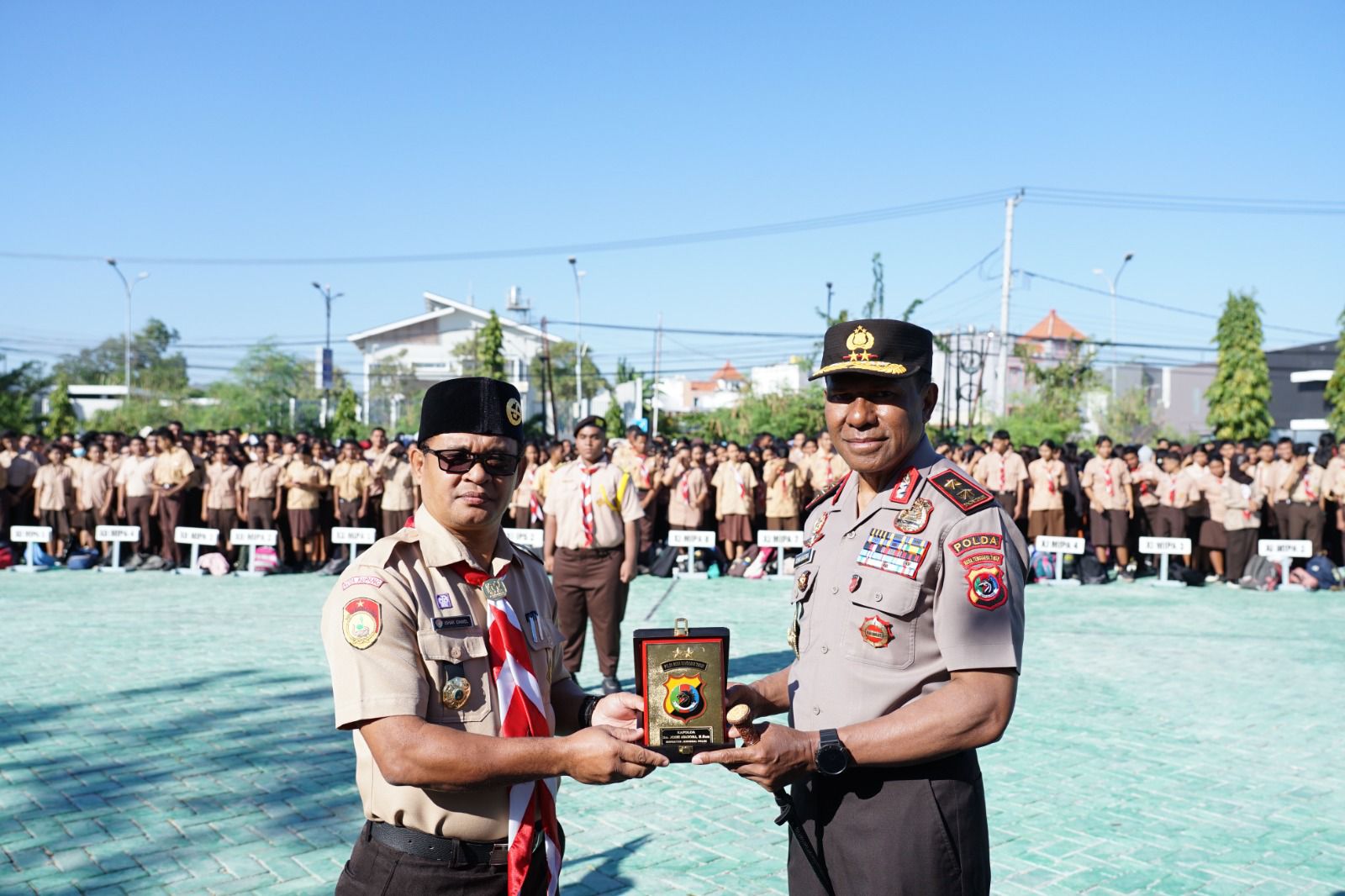 Kapolda NTT Dorong Kesadaran Kamtibmas dan Motivasi Semangat Belajar Siswa SMA Negeri 3 Kupang