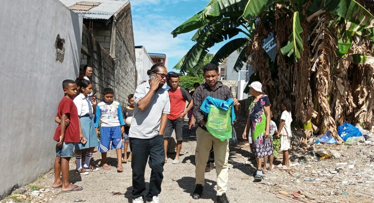 Warga Sikumana-Kupang Heboh dengan Penemuan Bayi Penuh Darah