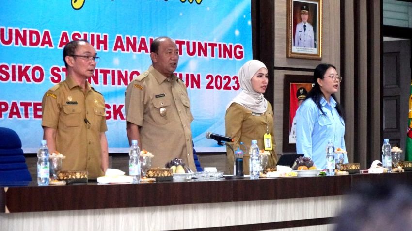 Plt Bupati Langkat Buka Sosialisasi Program  Bunda Asuh & Keluarga Risikonya Stunting