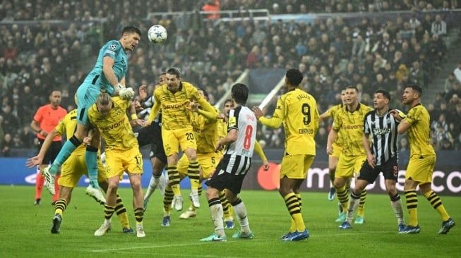 Hasil Liga Champions: Dortmund Amankan Poin Penuh di Kandang Newcastle United