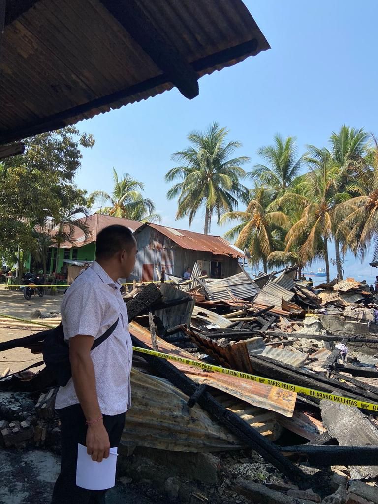 Satu Rumah Tinggal dan 8 Kamar Kost di Alor Hangus Terbakar