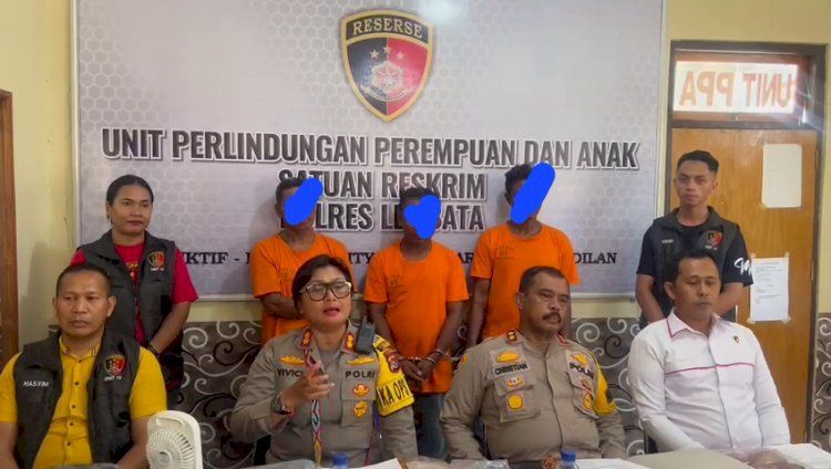 Polisi Beri Bantuan Trauma Healing bagi Korban Pencabulan Tiga Pria di Lembata