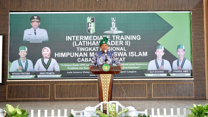 Hadiri LK II Nasional HMI Langkat, Syah Afandin Berharap Muncul Kader Bisa Bicara Tingkat Nasional