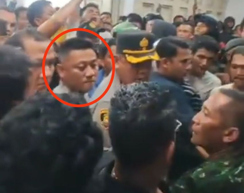 Aksi Heroik Kapolres Binjai AKBP Rio Panelewen, Amankan Pelaku Ranmor Dari Amuk Massa