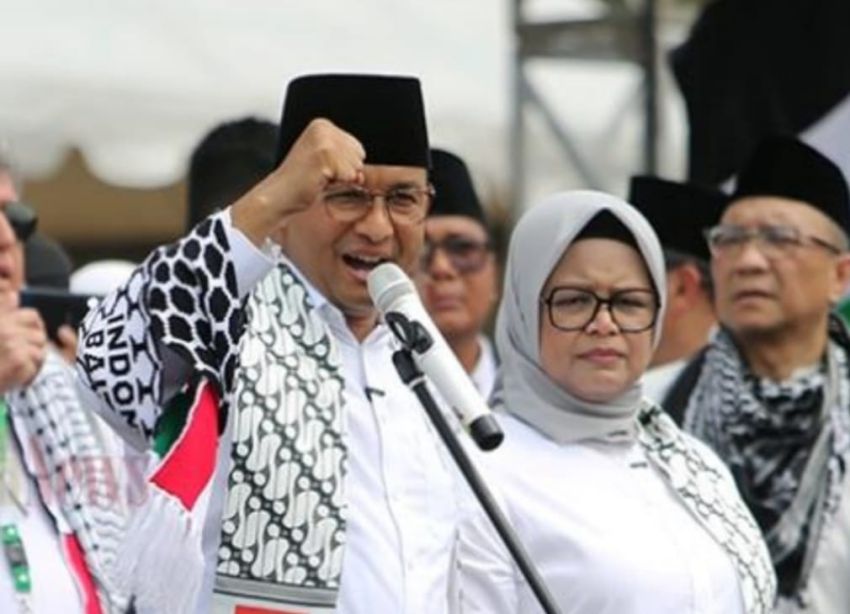 Hanya Anies Baswedan Bacapres Yang Hadiri Aksi Bela Palestina di Monas