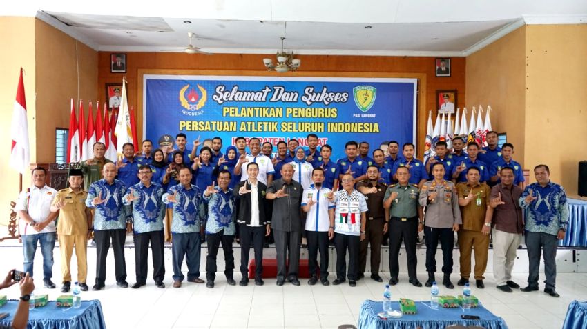 PASI Langkat Dilantik, Syah Afandin Yakin Banyak Atletik di Pedesaan
