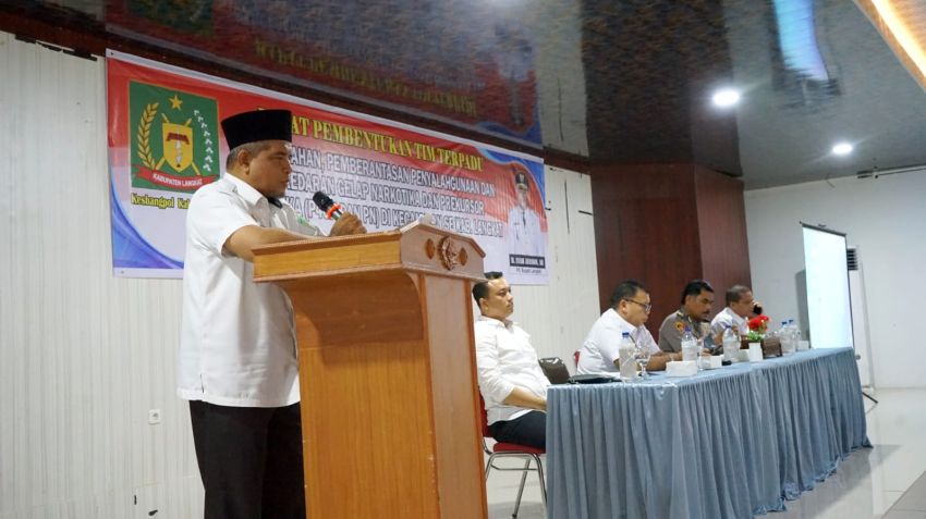 Rapat Pembentukan P4GN dan PN Kecamatan se-Langkat Dibuka