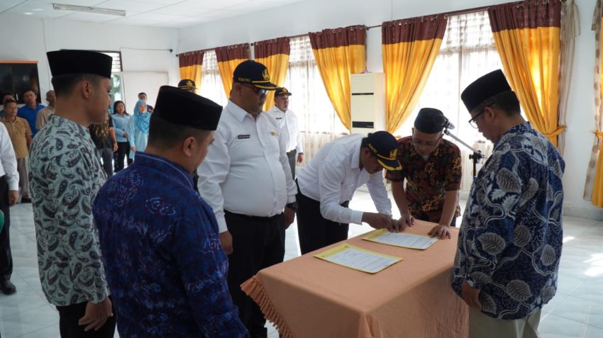 Pemkab Langkat Lantik 7 orang PPPK, Berikut Instansinya