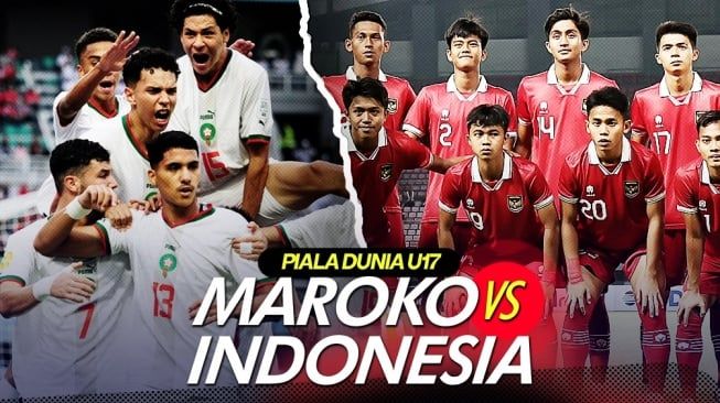 Piala Dunia U-17: Prediksi Line Up Indonesia vs Maroko, Jadwal Pertandingan Head to Head dan Skor Akhir