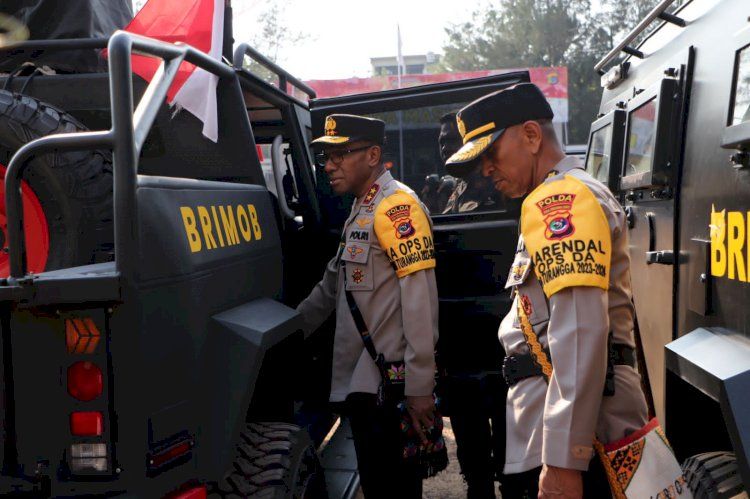 Kapolda-Karo Ops Polda NTT Cek Kesiapan Kendaraan Terkait Pemilu 2024