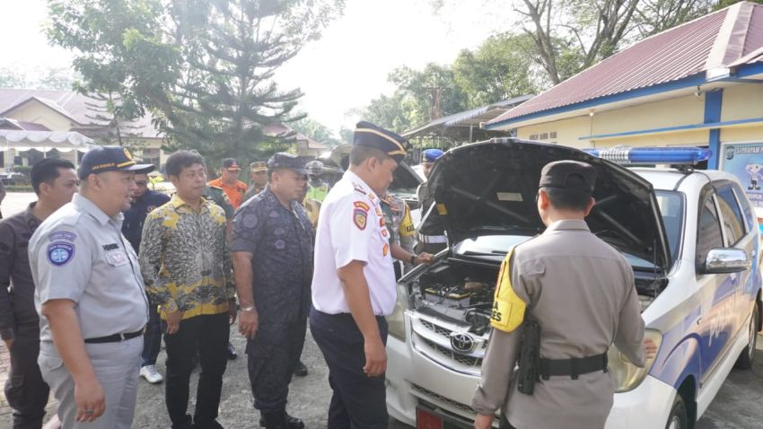 Jajaran Pemkab Langkat Ikuti Apel Gelar Pasukan Lilin Toba