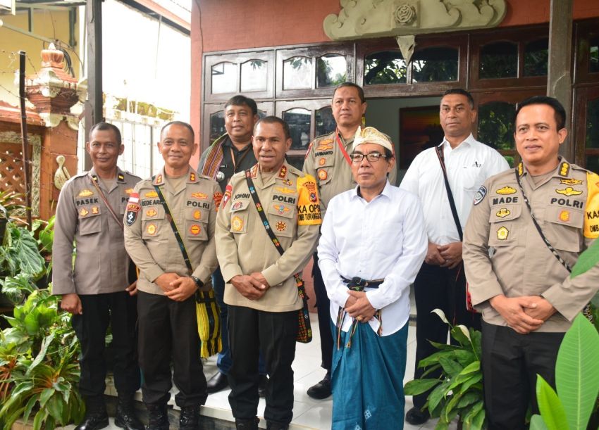 Silaturahmi dengan PHDI, Kapolda NTT Sekalian Pamit