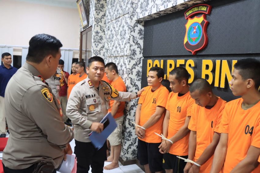 Ratusan Kasus Narkoba Ditangani Polres Binjai Selama Tahun 2023, Termasuk Giat GKN