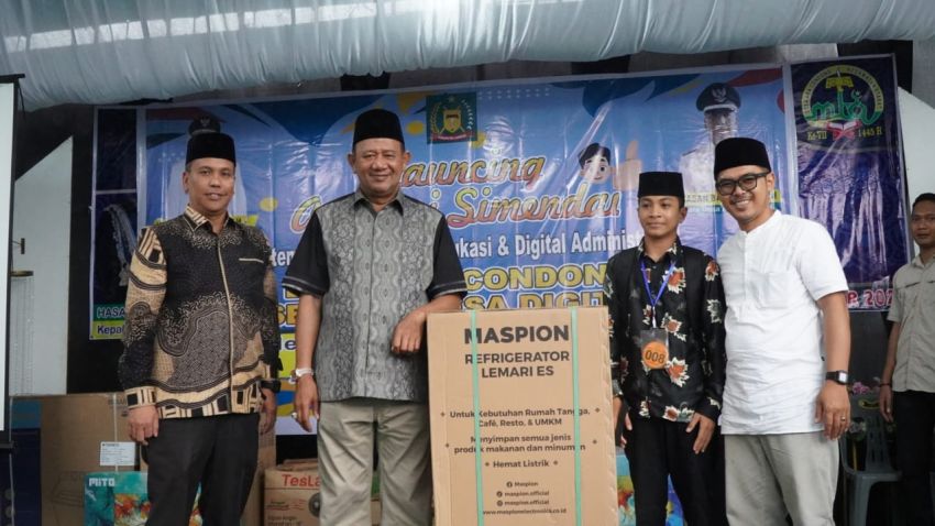 Plt Bupati Langkat Lauching Aplikasi Simendai Milik Desa Ara Condong