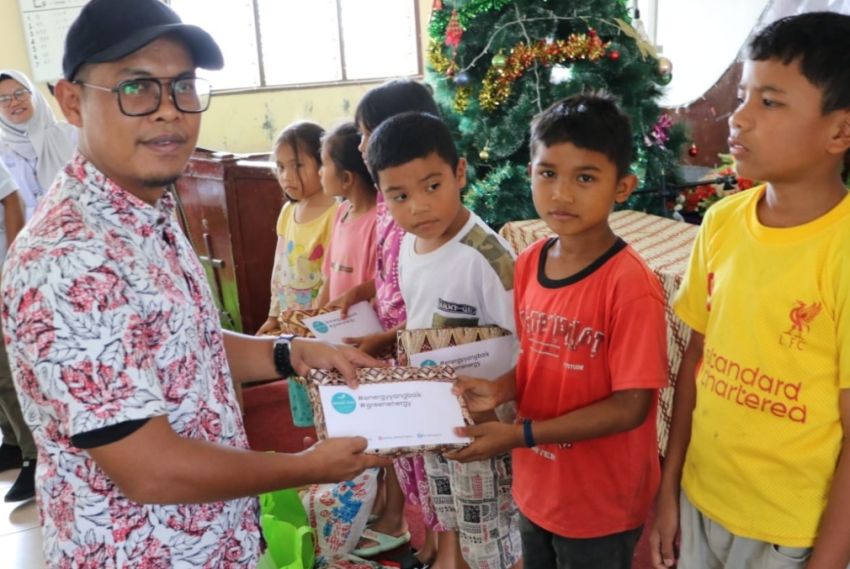Meriahkan Keceriaan Natal, PLTA Batangtoru Berbagi  Kasih di 2 Kecamatan