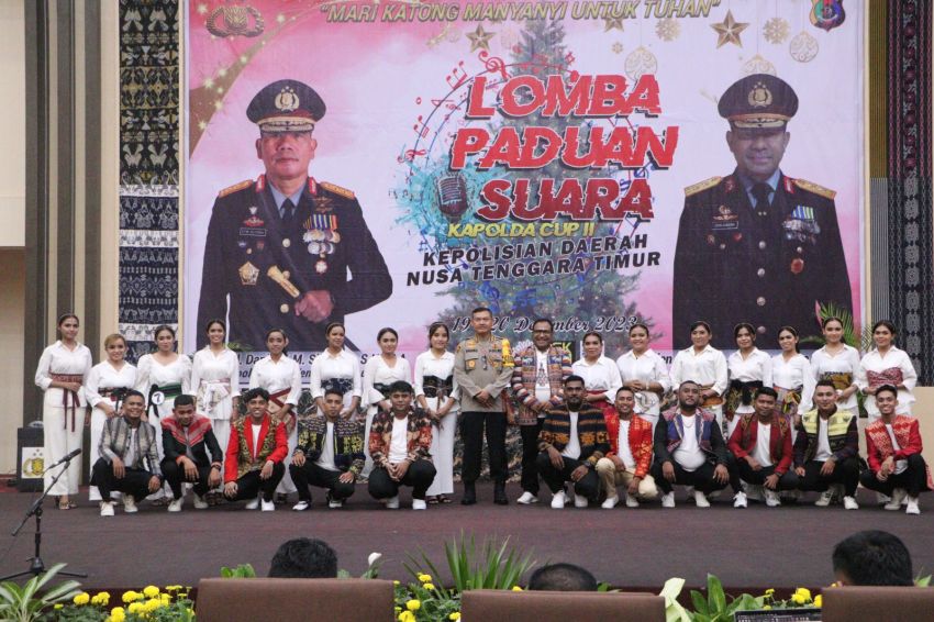 Lomba Paduan Suara Kapolda NTT Cup II Jadi Ajang Silaturahmi