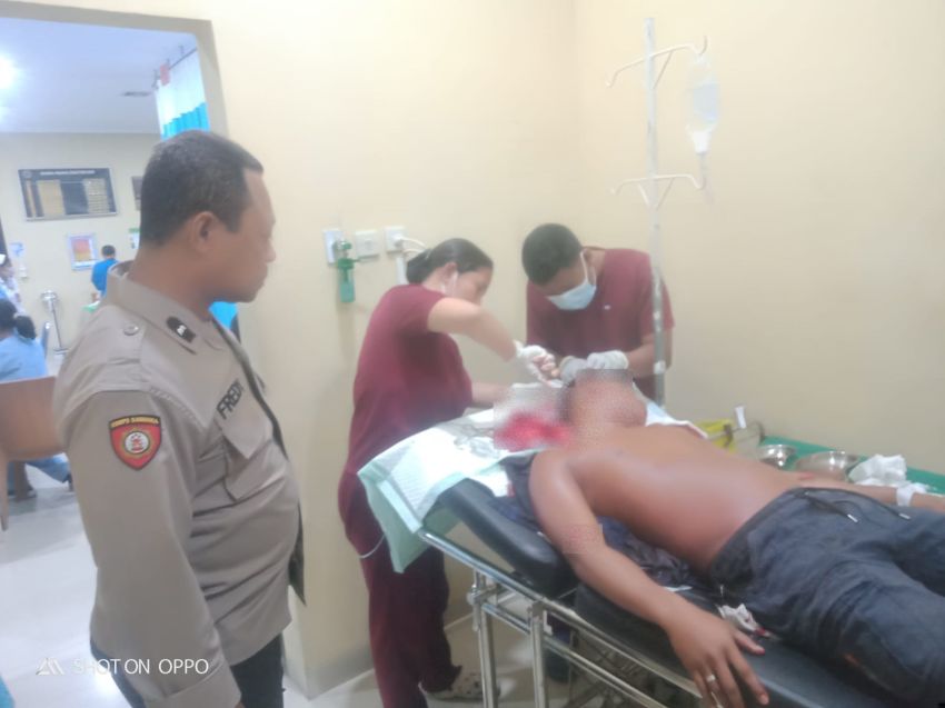 Pemuda di Kupang Ditikam Karyawan Toko Indomaret Nefonaek Kupang