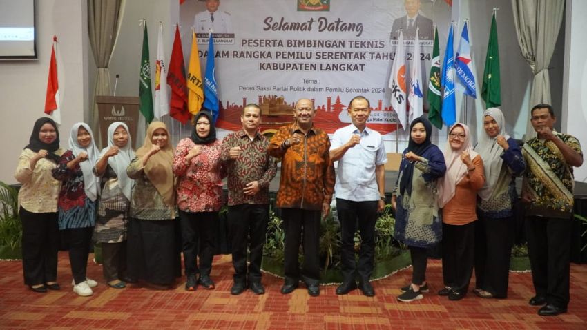 Diikuti 11 Parpol, Syah Afandin Buka Bimtek Pemilu 2024