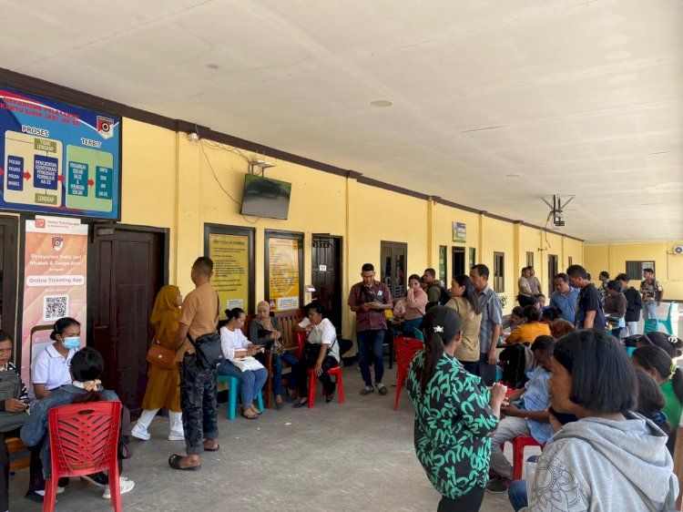 Pengurusan SKCK di Polres Kupang Membludak
