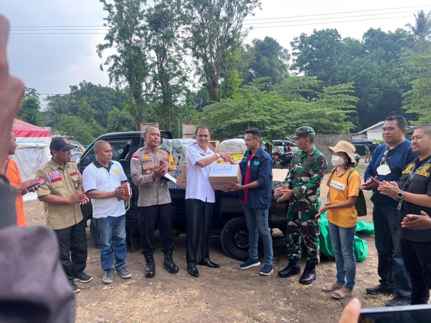 Tiga Hari Berturut-turut, Forkopimda Flores Timur Pantau Erupsi Gunung Lewotobi Laki-laki