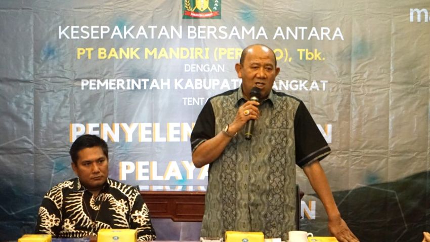 Pemkab Langkat & Bank Mandiri Teken MoU, Syah Afandin: Semoga Meningkatkan UMKM