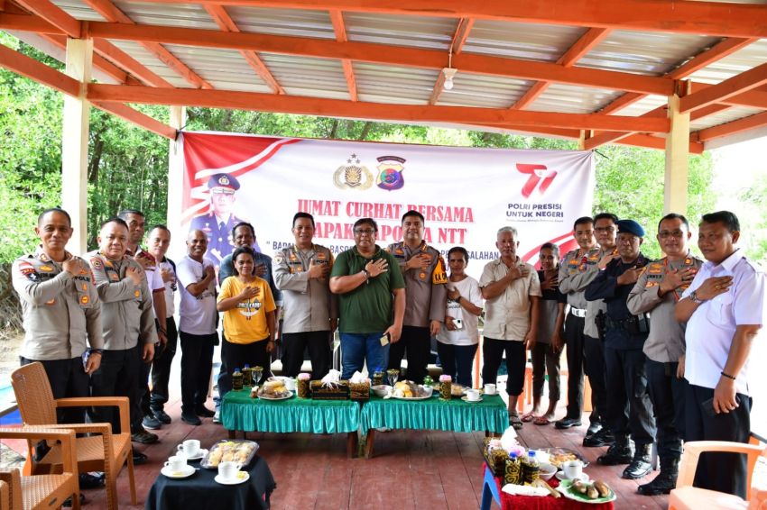 Irwasda Polda NTT Dengar Keluhan Warga Kampung Nelayan Oesapa-Kupang