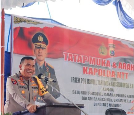 Kapolda NTT Motivasi Anggota Polres Nagekeo Menjadi Polisi Yang Baik
