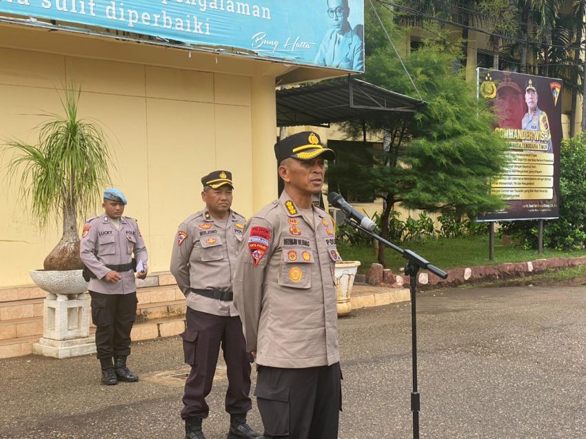 Karo Ops Polda NTT Motivasi Personel OMB Turangga Demi Keamanan Pemilu 2024