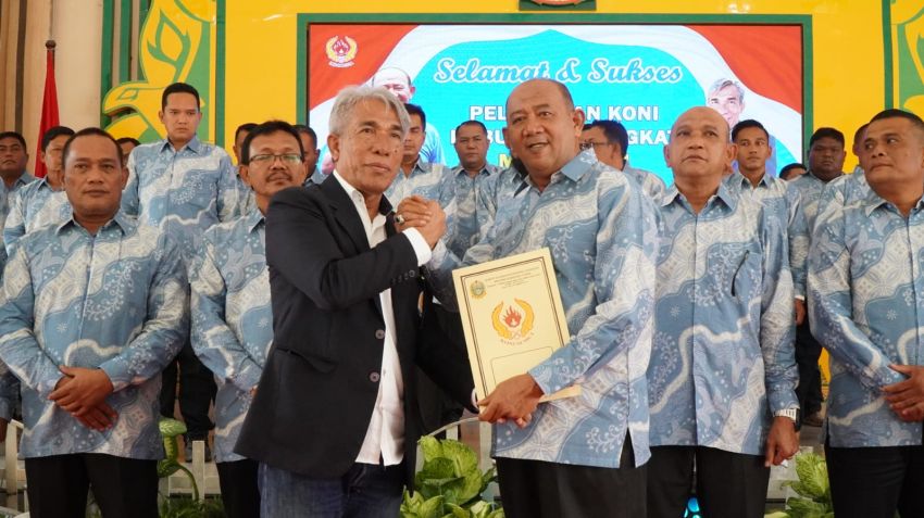 Dilantik Jadi Ketua Umum KONI, Syah Afandin Jamin Masa Depan Atlet Kabupaten Langkat