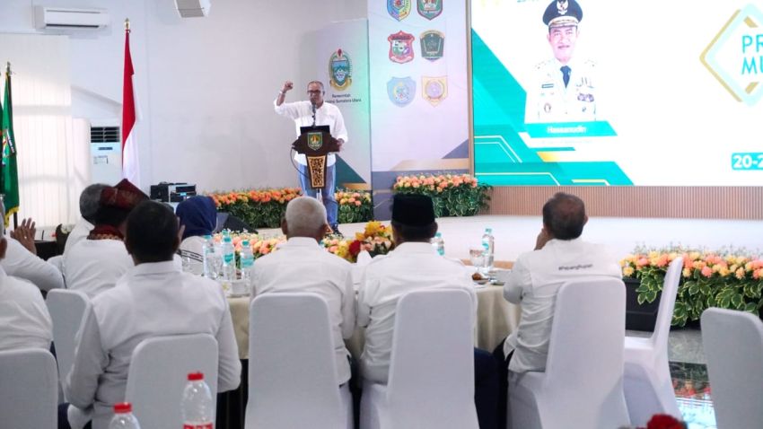 Pj Bupati Langkat Faisal Hasrimy Ajukan 98 Usulan pada Pra Musrenbang RKPD Sumut 2025 Zona Pantai Timur