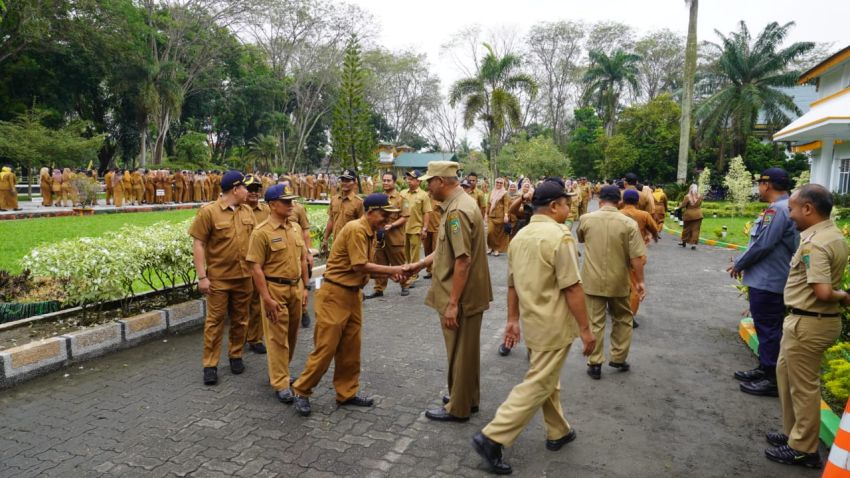 Apel Gabungan Terakhir, Syah Afandin Mohon Maaf atas Segala Kekurangan