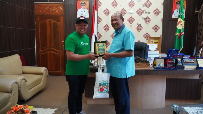 "Grab" Hadir di Langkat, Manajemen Audiensi kepada Plt. Bupati Langkat Syah Afandin