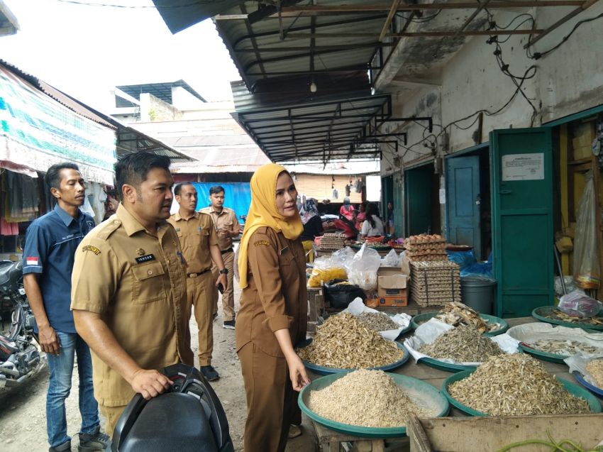Jelang Bulan Ramadhan, TPID Langkat Sidak ke Pasar dan Swalayan di Langkat 