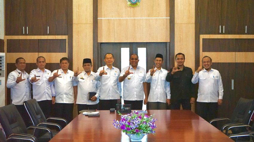 Audensi dengan Bawaslu, Pj Bupati Langkat Faisal Hasrimy : Ayo Sukseskan Pilkada 2024