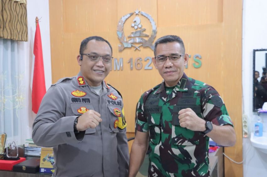 Anggotanya salah paham, Kapolres TTS-Dandim 1621/TTS Pastikan Sinergitas TNI dan Polri Di Kabupaten TTS Terjalin Baik