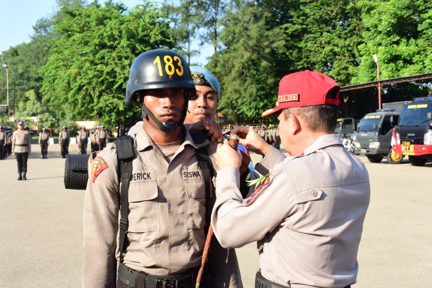 Akhiri Masa Dasbhara, 198 Siswa SPN Polda NTT Ikut Outbond