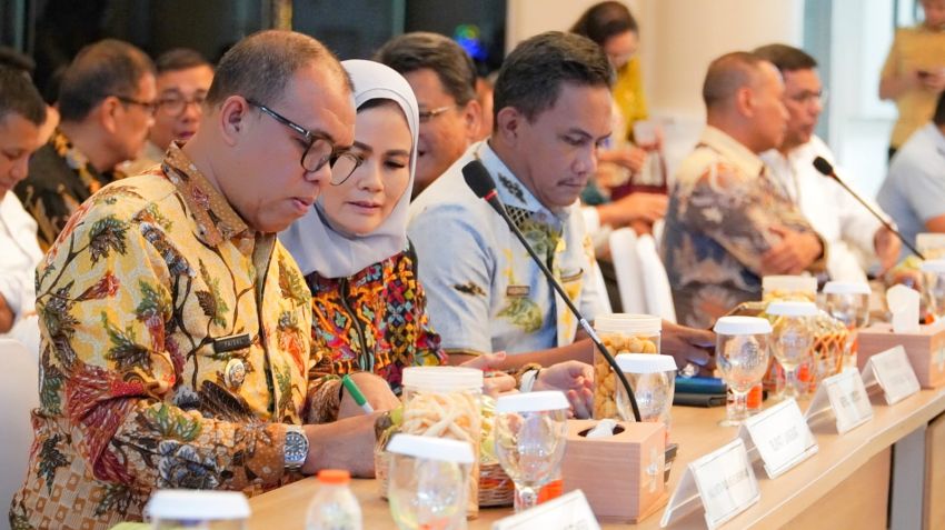 Pj Bupati Langkat Faisal Hasrimy Hadiri Meeting TPID Provsu