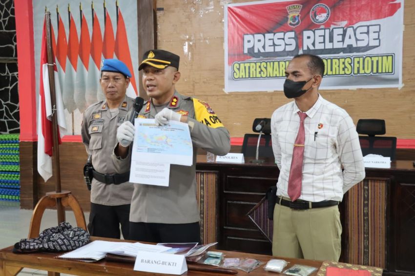 Bukan Bianiaya! Kapolres Flores Timur Ungkap Penyebab Kematian Tersangka Narkoba