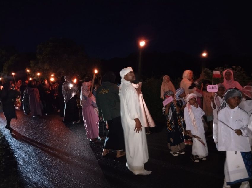 Sambut Bulan Puasa, Umat Muslim di Wolowaru-Ende Gelar Pawai Obor Gema Ramadhan