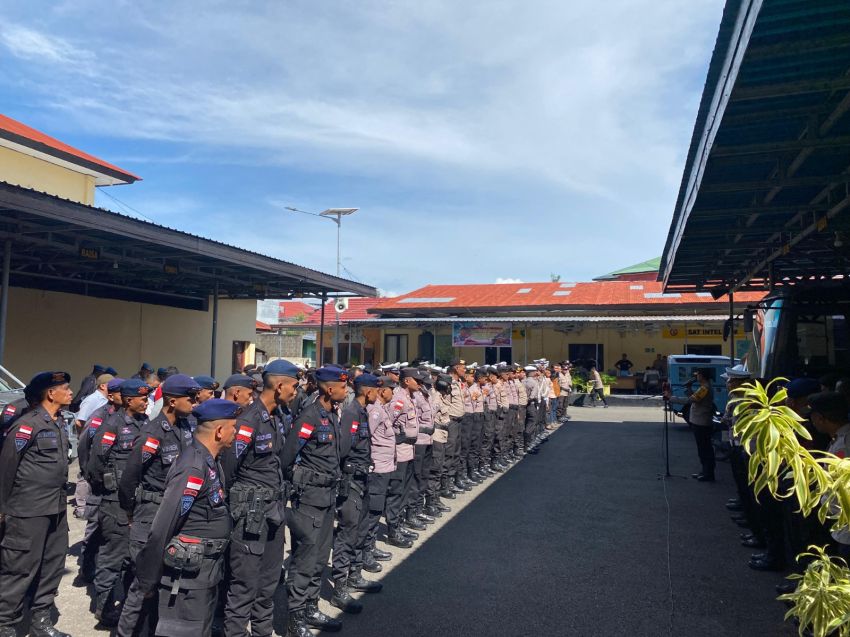 187 Anggota Polda NTT Bantu Polresta Kupang Kota Amankan Idul Fitri 2024