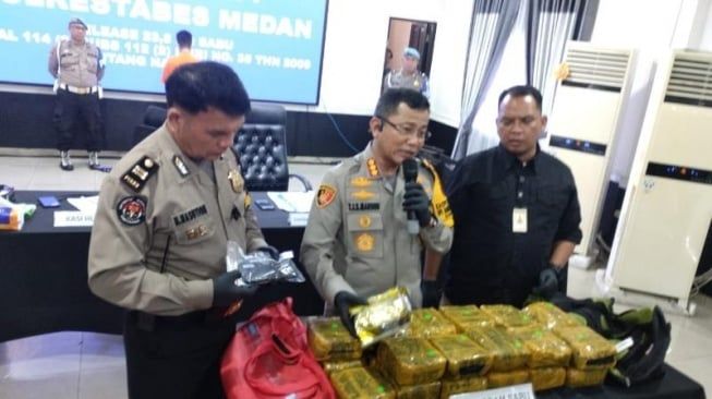 Penggerebekan Bandar Narkoba di Apartemen Medan, Polisi Sita 23,8 Kg Sabu