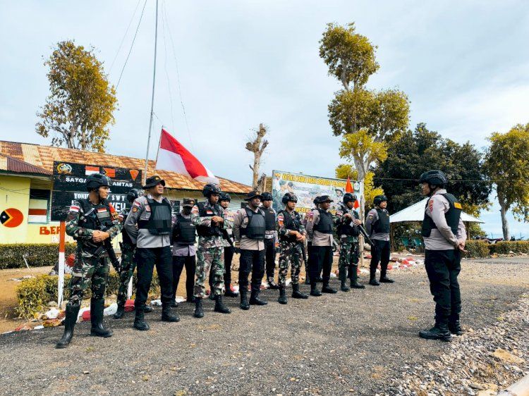 Polres Belu Tingkatkan Kegiatan Rutin di Wilayah Perbatasan dengan Timor Leste