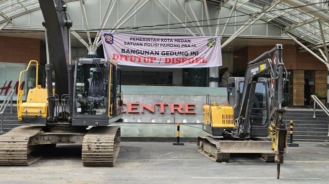 Besok Pemkot Medan Bakal Bongkar Mal Centre Point Jika Tak Bayar Pajak Rp 250 Miliar, Alat Beras Disiagakan