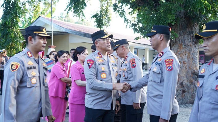 Cek Kesiapan Pilkada, Kapolda Kunjungan ke Polres Sumba Timur